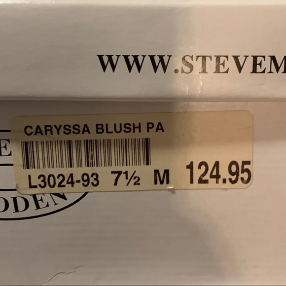 Steve Madden Caryssa Blush Patent platform Heel - Picture 4 of 6